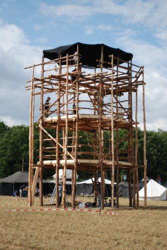 Rohbau Dicker Turm