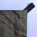 Baumwoll-Tarp 300 x 300 cm, 25 Schlaufen Oliv