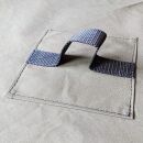 Baumwoll-Tarp 300 x 300 cm, 25 Schlaufen Oliv