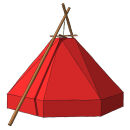 TORTUGA Kohte S 45/59, TC280 bordeaux 4 Kohtenblätter