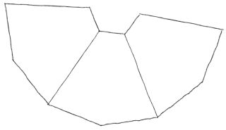 TORTUGA Halbes Jurtendach ohne Traufkante TC280 naturell
