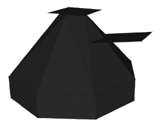 TORTUGA Kohte S 70/99, TC280 schwarz 3 Kohtenblätter + 1 Eingangsplane RV
