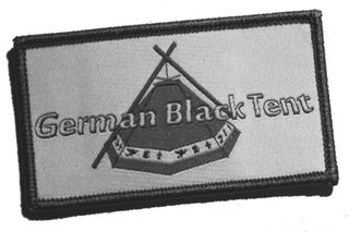 German Black Tent - Webaufnäher