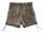 Gürtel-Lederhose mit 2 RV, Spaltleder, Kinder 116 grau mit Gürtel, schmale Schlaufen