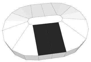 TORTUGA Großjurten-Doppel-Zwischendachteil mit Traufkante KD 38
