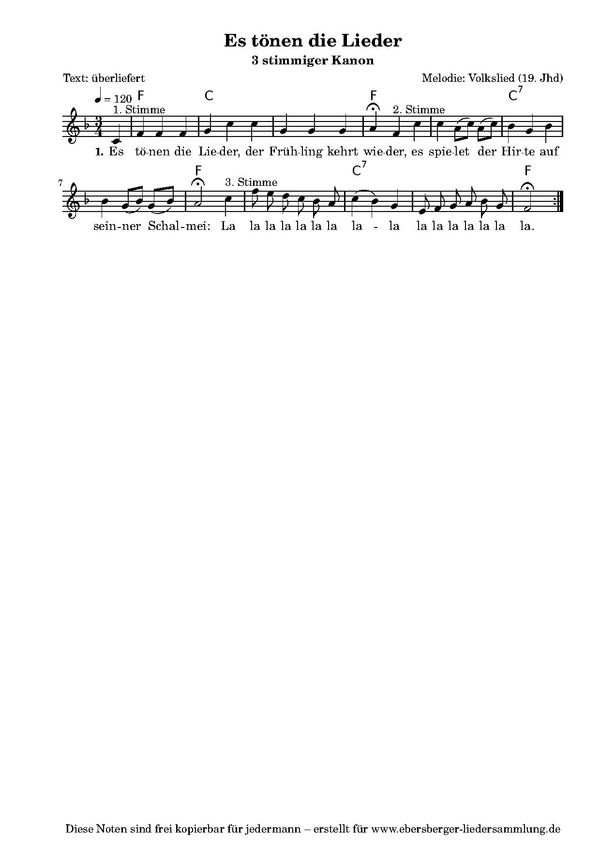 Es tönen die Lieder JurtenlandWiki