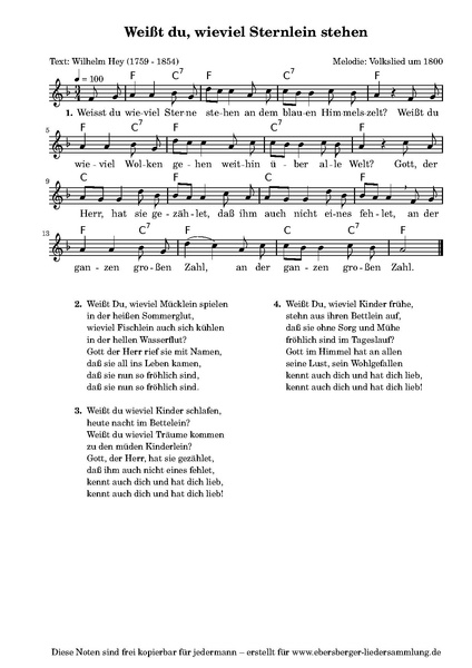 Weißt Du Wieviel Sternlein Stehen Text Deutsch Datei:Weißt Du, wieviel Sternlein stehen.pdf – Jurtenland-Wiki