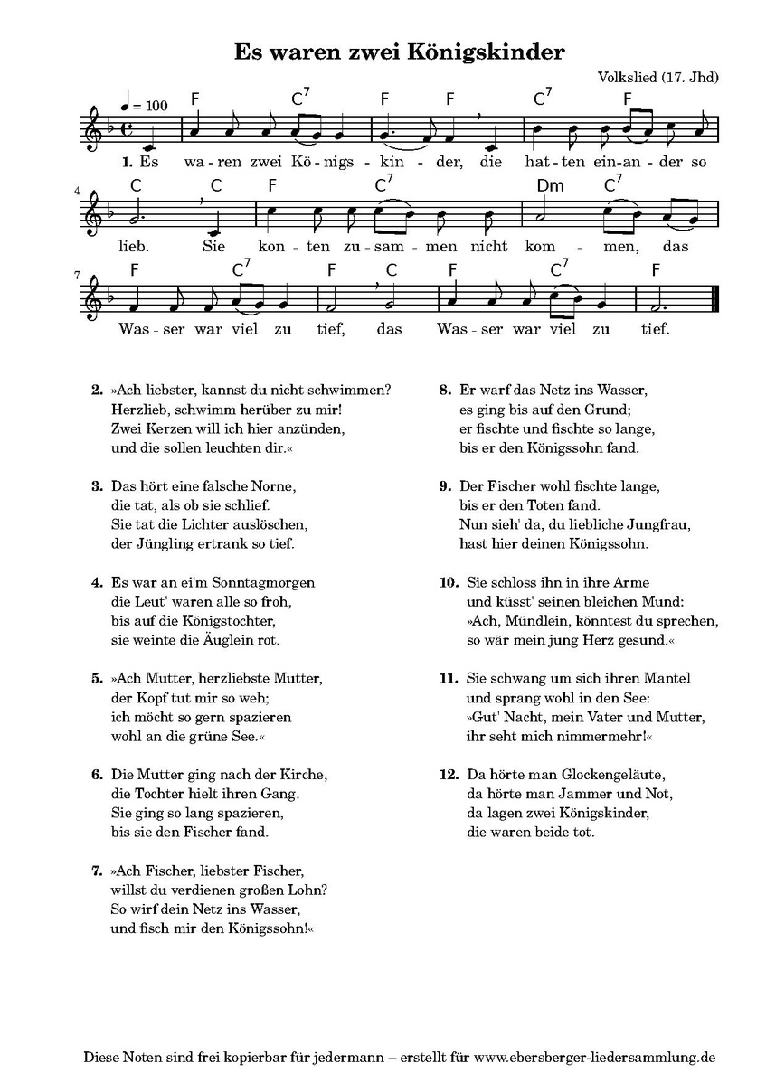 DateiEs waren zwei Königskinder.pdf JurtenlandWiki